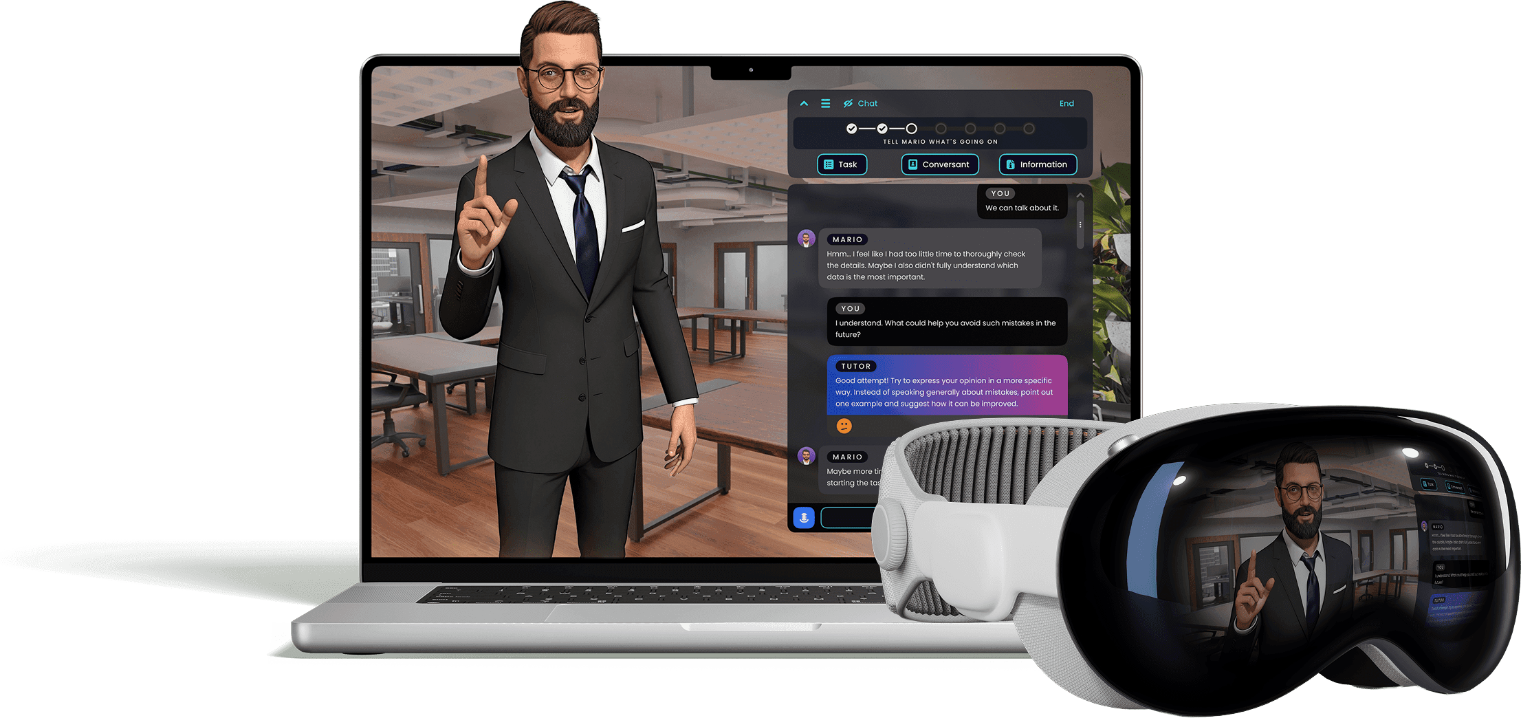 Metaskills on Desktop and VR